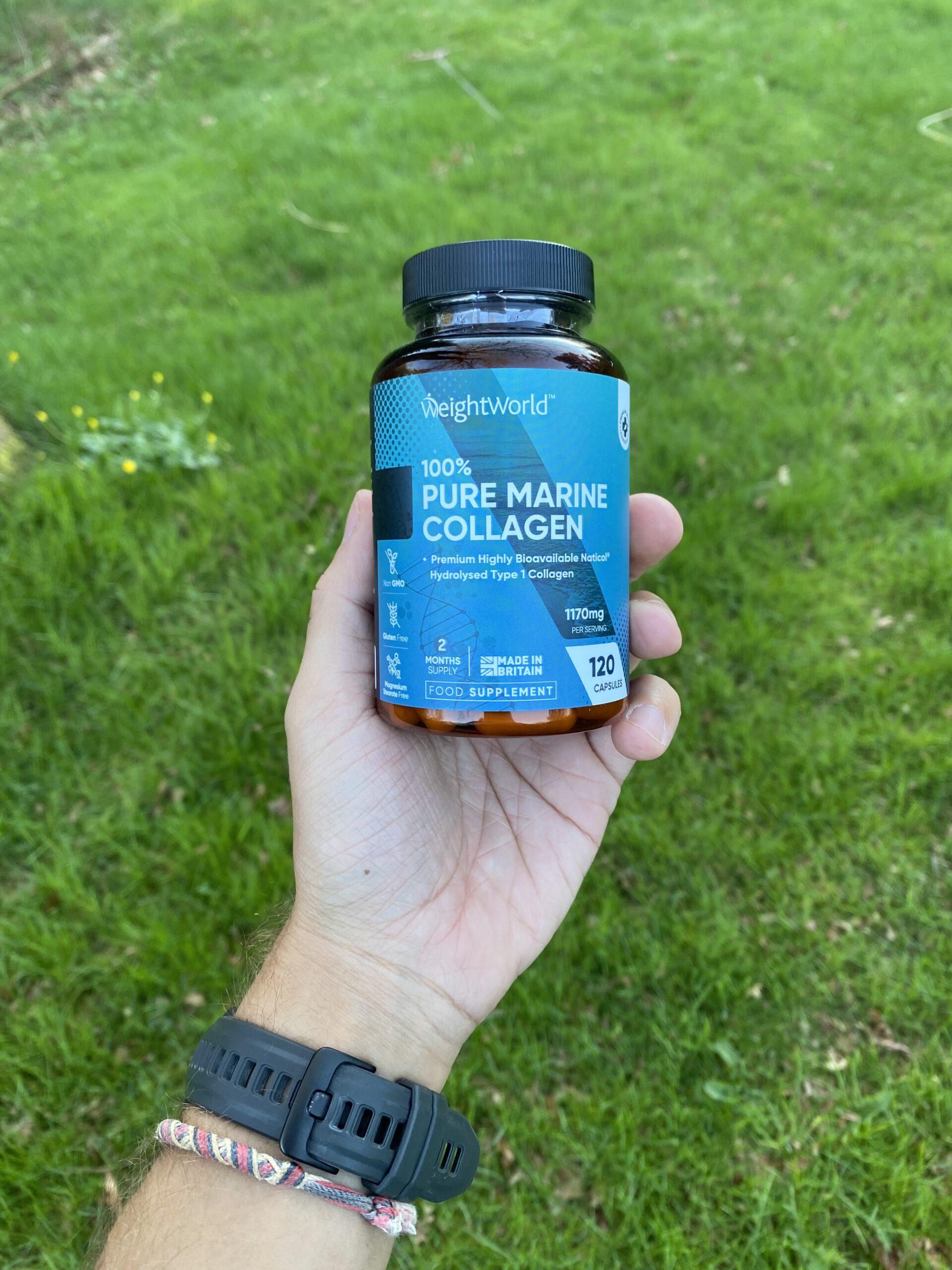 WeightWorld 100% Pure marine collagen - Græs baggrund