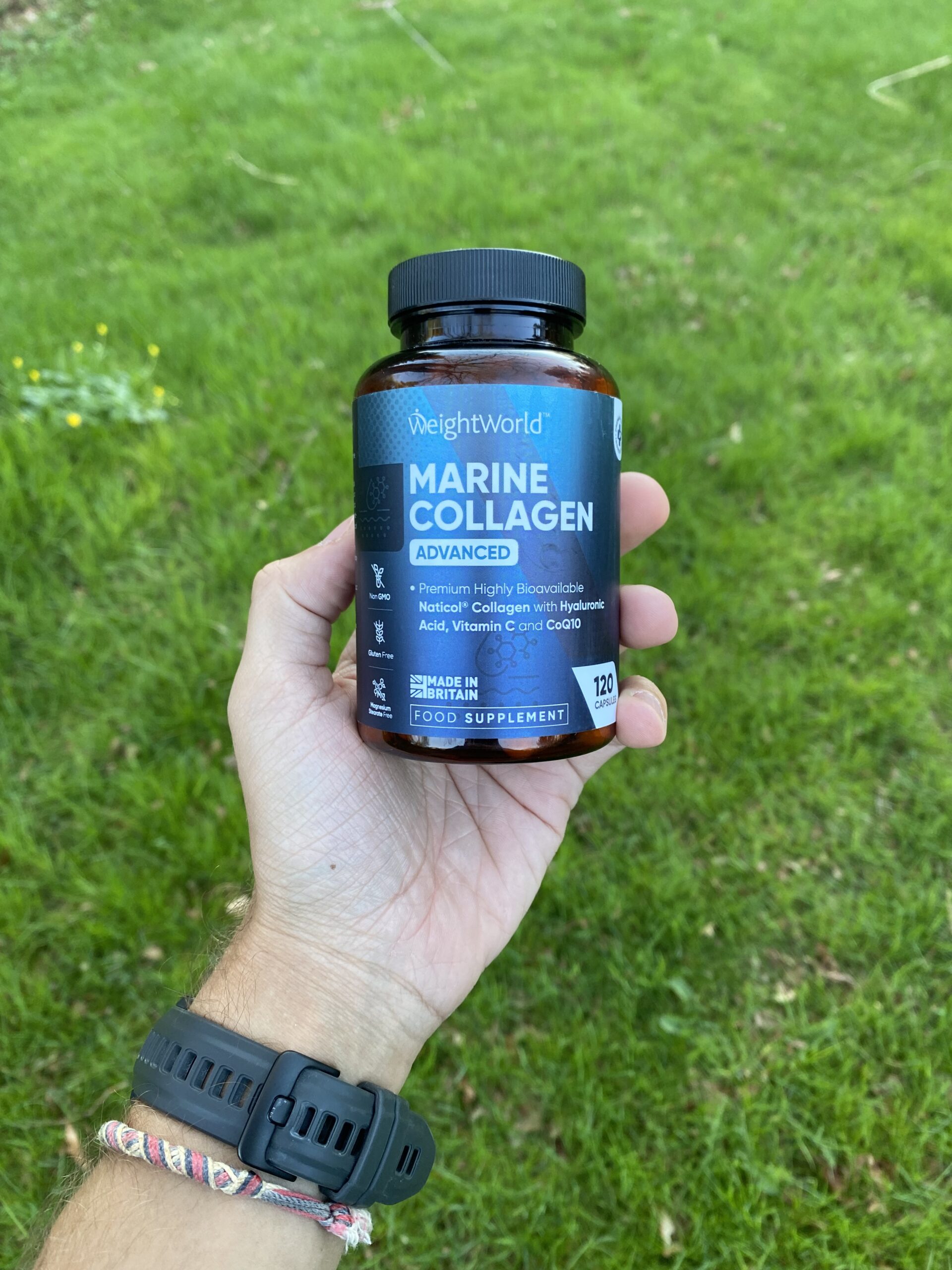 WeightWorld Marine Collagen Advanced - Græs i baggrund