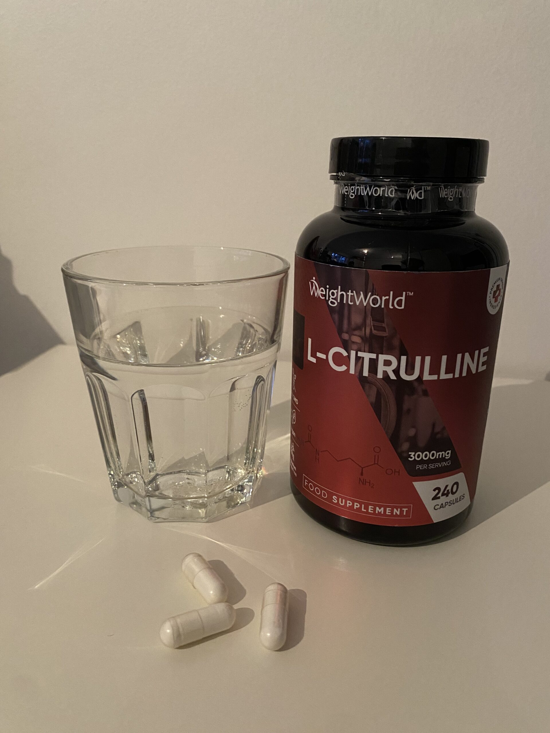 Dåse med L-Citrulline piller fra Weightworld