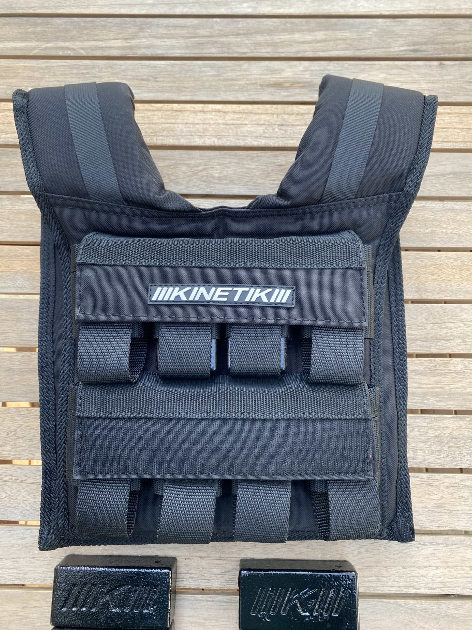 Kinetik VX1 Vægtvest - Sort - Set Oppefra