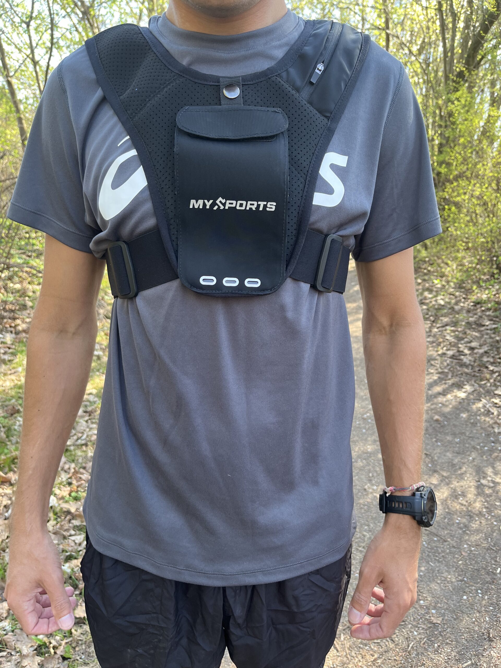 MySports Løbevest - På brystet - Ung fyr