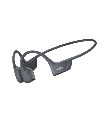 Shokz OpenRun Pro 2 - Sort - Transparent baggrund