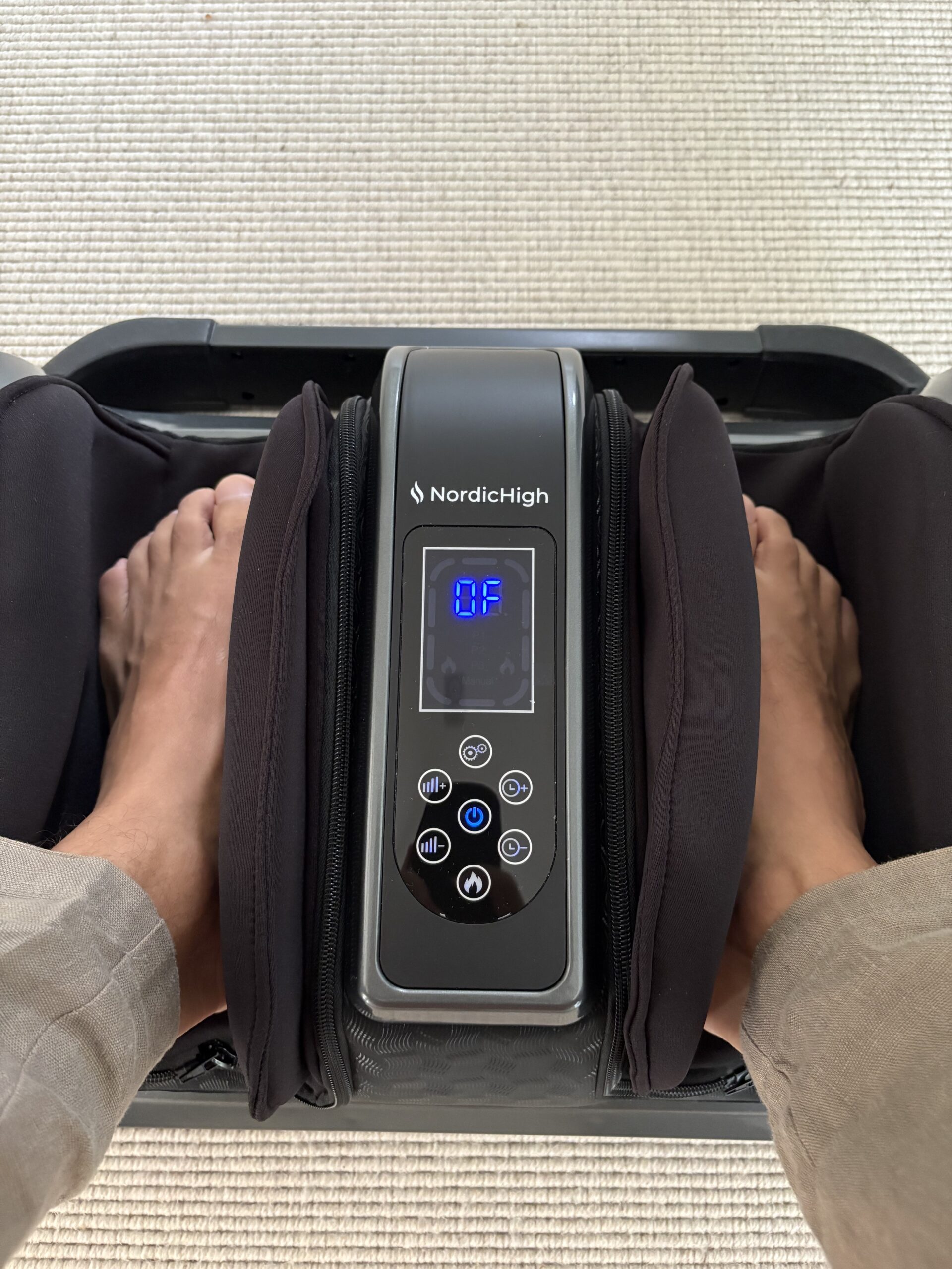 NordicHigh Fodmassager Pro - Med fødder i til massage