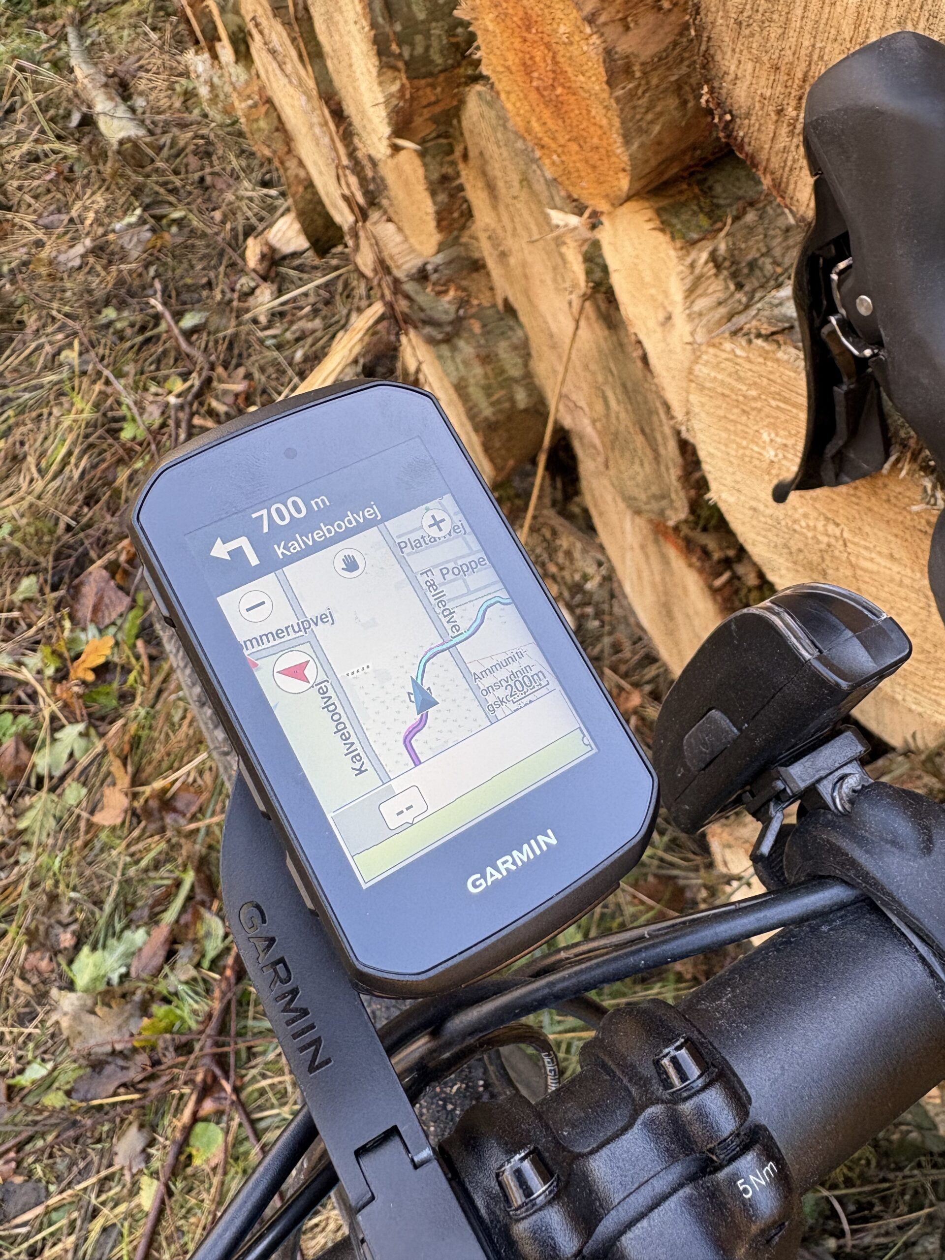 Garmin Edge 850 - Cykelcomputer - På Gravel cykel 02